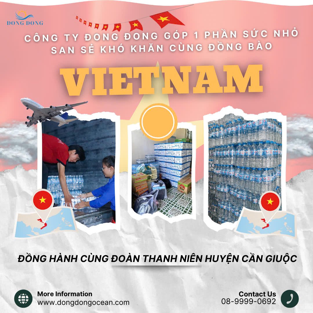 Đông Đông Đồng Hành Cùng Đoàn Thanh Niên Cần Giuộc Cứu Trợ Đồng Bào Vùng Lũ Miền Bắc